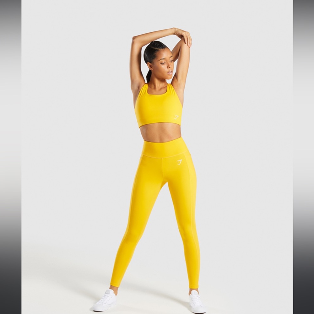 Like New Yellow Gymshark Dreamy Leggings